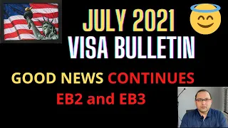 July 2021 Visa Bulletin - **Good News** EB2 EB3 India China