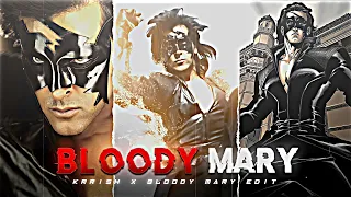 BLOODY MARY Ft. Krrish Edit | Bloody Mary Hritik Roshan Edit | Krrish 3 Status Edit