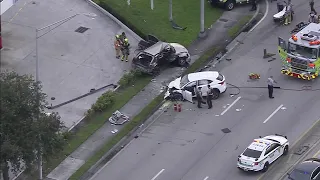 Fatal crash ties up traffic on U.S. 1 in southwest Miami-Dade