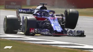 Brendon Hartley's Huge FP3 Impact | 2018 British Grand Prix