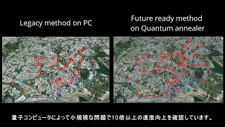Air mobility traffic control by using Quantum Computer