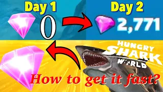 How To Get Gems Very Fast in Hungry Shark World! (No Hacks/Cheats/Glitch)