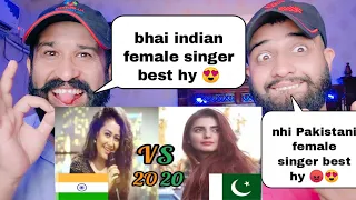 Indian Female Singer Vs Pakistani Female Singer Competition Who Is The Best |Pakistani Reactions|