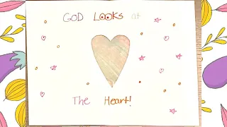 God Looks At The Heart! David Bible Lesson Craft