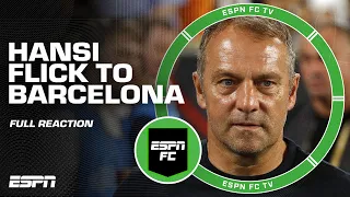 Hansi Flick to manage BARCELONA 👀 How will he address Lewandowski? [FULL REACTION] | ESPN FC