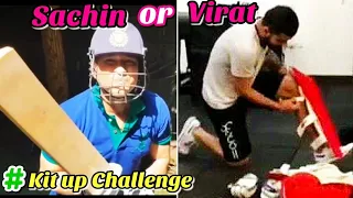 Sachin Tendulkar or Virat Kohli, Who kits up faster? #Kit up Challenge