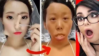 CRAZY VIRAL ASIAN MAKEUP TRANSFORMATIONS + TUTORIALS COMPILATION