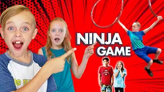 Ninja Obstacle Game with American Ninja Warriors!