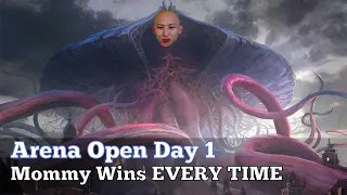 Mommy Wins EVERY TIME | Arena Open Day 1 | Arena Cube Draft | MTG Arena