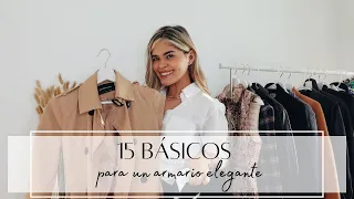 15 BÁSICOS para un armario ELEGANTE | Moda | Daniela Cruz