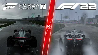 F1 2022 vs Forza Motorsport 7 - Direct Comparison! Attention to Detail & Graphics! 4K