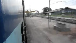 Howrah Chennai Superfast Mail blasting  through Pendurthi