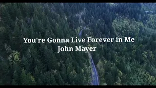 You're Gonna Live Forever in Me John Mayer karaoke versi