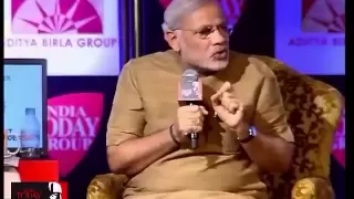Q&A session with Narendra Modi at India Today Conclave 2013