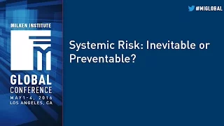 Systemic Risk: Inevitable or Preventable?