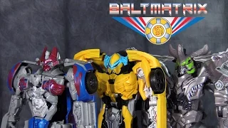 Transformers: The Last Knight - Knight Armor Turbo Changer Optimus Prime, Bumblebee & Grimlock