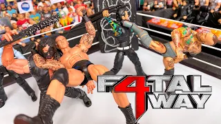 Aleister Black vs Randy Orton vs Jeff Hardy vs Abyss - Action Figure Match! Hardcore Championship!