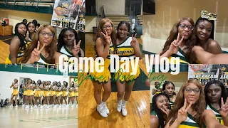 Game Day Vlog + GRWM || cheer battle, day in my life as a cheerleader, grwm, etc.