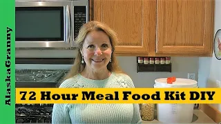 72 Hour Meal Food Kit - DIY Emergency Meal Bucket - Make Your Own Grab Go Meal Kit