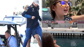 P & Kelly Piquet watching Max Verstappen race in Monaco | Max arrives with Jos Verstappen | BTS