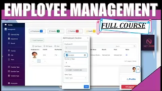 Complete Employee Management System | .NET 8 Blazor Wasm & Web API - Perform CRUD, Print, PDF etc..