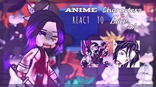 Anime Characters React to Each Other | Shinobu Kocho – Demon Slayer | 1/7 | AlmøndTea