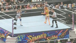 Becky Lynch vs Bianca Belair WWE Raw Women's championship Full Match - WWE SummerSlam 2022