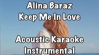 Alina Baraz - Keep Me In Love Acoustic Karaoke Instrumental