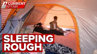 Harmful mould sees family move from home and into a tent | A Current Affair