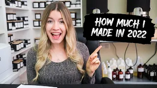 How Much REVENUE I Made In 2022 (Candle Business, Youtube, Affiliate, Digital Products)