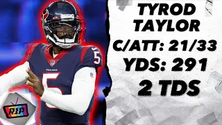 Tyrod Taylor Week 1 Highlights vs Jacksonville Jaguars