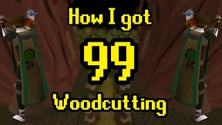 How I Got Level 1-99 Woodcutting (OSRS Skiller)