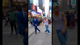 Smooth criminals @itzvikwhite #nyc #timessquare #michaeljackson