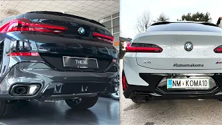 New BMW X6 Facelift 2024 vs New BMW X4 2023 - Startup and REVS comparison