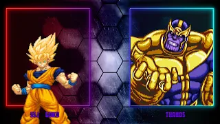 MUGEN Goku vs Thanos Round 2