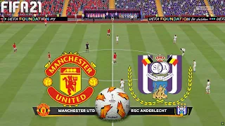 FIFA 21 | Manchester United vs Anderlecht - UEL UEFA Europa League - Full Gameplay