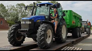 Agrifirm graanoverslag bij familie de Winter “Voorwerk op de Hoorn-West” Oosternieland. 11 augustus.