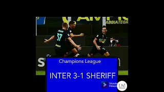 Inter Milan vs Sheriff (3-1) Sheriff endure their first loss! | UEFA Champions League!