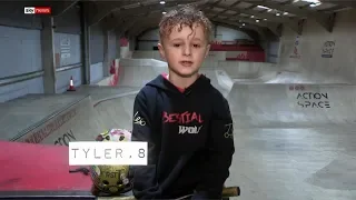 Scooter kid makes sky news!