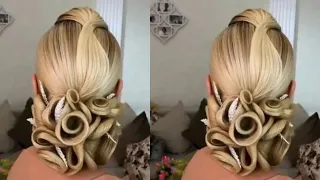 خطوات تسريحة شعر بالشبكات كتير حلوة وسهلة للافراح خطوة بخطوة 😍😍 Hairstyle تعلم تساريح الشعر