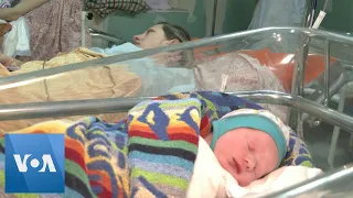 A Hospital Basement Turned into a Maternity Ward in Kyiv