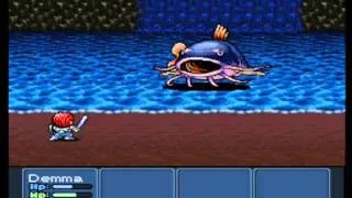 Lufia 2 (SNES) - Boss Rush - Boss 002 - Big Catfish (Gameplay)