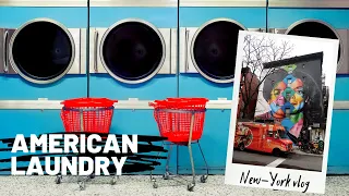 Жизнь в США | Нью-Йорк влог | Американская прачечная | Laundry