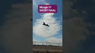 Mirage F1 Cool Approach Before Landing #Mirage #fighterjet #shorts