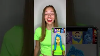 Inside Out Cartoon Characters In Real Life | Tutorial #Shorts by Anna Kova