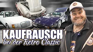 Autokauf auf der Retro Classics - Sascha im Oldtimer Kaufrausch
