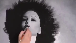 Diana Ross - Acryl on Canvas - Love Hangover (GeeJay2001 remix 2018)