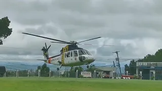 Phil. Air Force Bell "Huey" UH-1, Bell 412 and Sikorsky S-76A performing HADR during Typhoon Ulysses