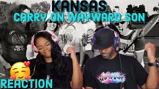 FIRST TIME HEARING KANSAS "CARRY ON WAYWARD SON" REACTION | Asia and BJ