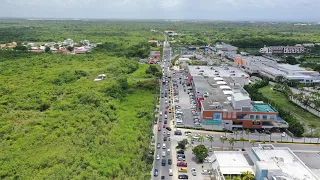 Downtown Punta Cana, Dominican Republic | 4K Drone Footage